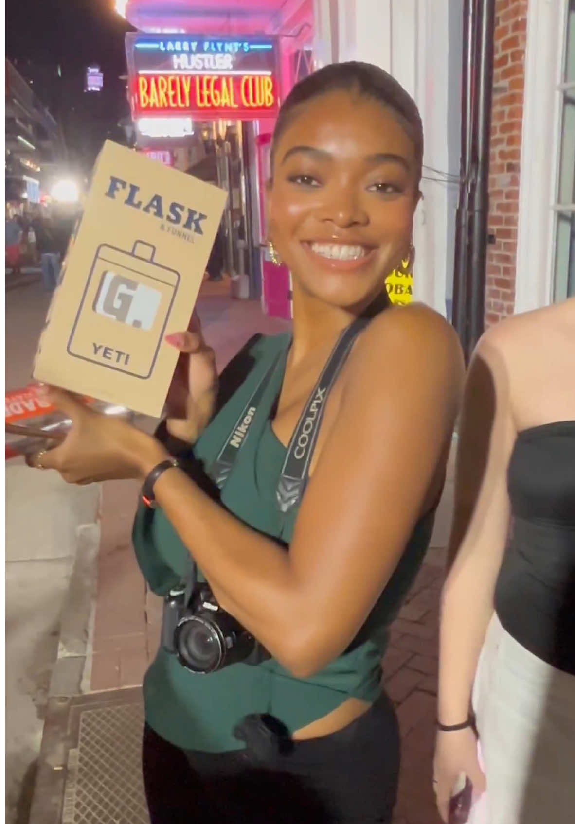 Strangers on Bourbon Street reveal the stars of the Super Bowl. #neworleans #bourbonstreet #SuperBowl @YETI 