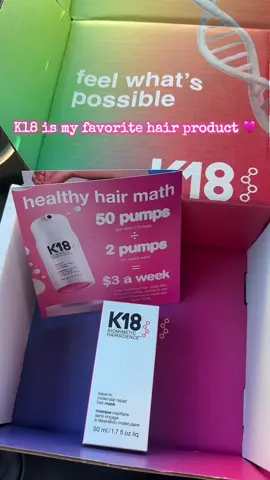 Try K18 to repair your hair 🩷 #tiktokshop #tiktokshopfinds #hairmask #k18results #k18hairmask #fyp #hairtok @K18 Hair 