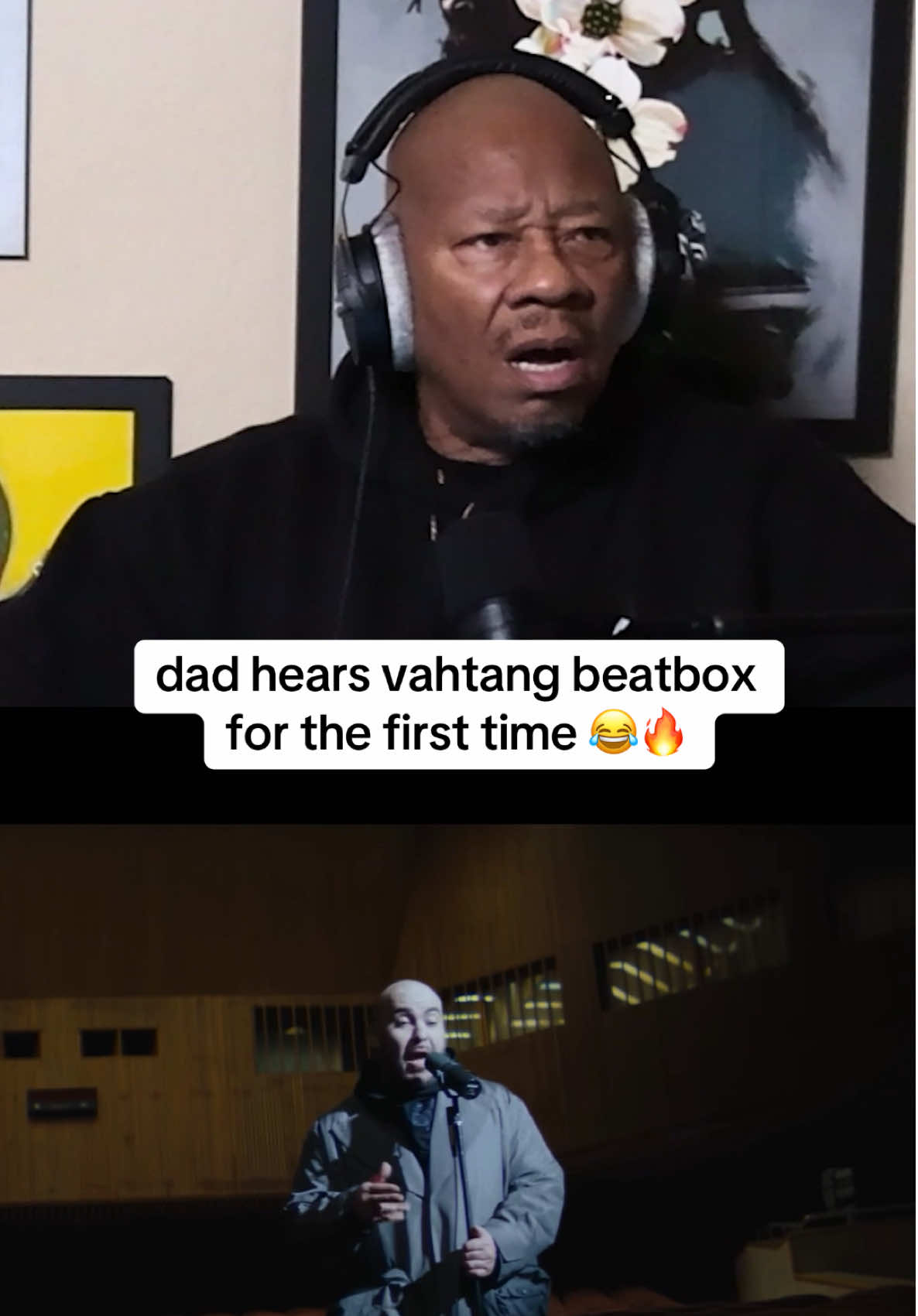Dad reacts to Vahtang - Black Betty Beatbox 😂🔥 #bridingthegap #dadsoftiktok #dadreacts #vahtang #blackbetty #beatbox 