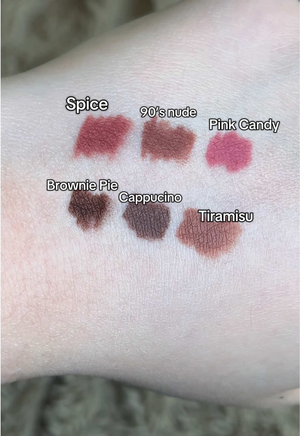 Which one is ur fav shade?💞#makeup#fyp#lipliners#rimmellondon#rimmel#lip#beauty#aesthetic#lipcombo#swatching#newmakeup 
