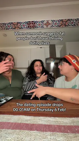 New pod drop! And it’s almost #ValentinesDay so obvs we had to drop the dating episode 💘 Episode two of our podcast - Is It a Fat Thing? - is bringing this energy to the group chat as we get into the realities (eek!) of Fat dating. Strap in for some dodgy live-texting, app-chat, dating horror stories, unpacking what attraction even is for fats and how nice it is when we’re in fat spaces and can just date like normal people. Don’t worry, it’s not all doom and gloom: we celebrate fat love and our intersectionalities too! #Podcast #FatLiberation #Dating 