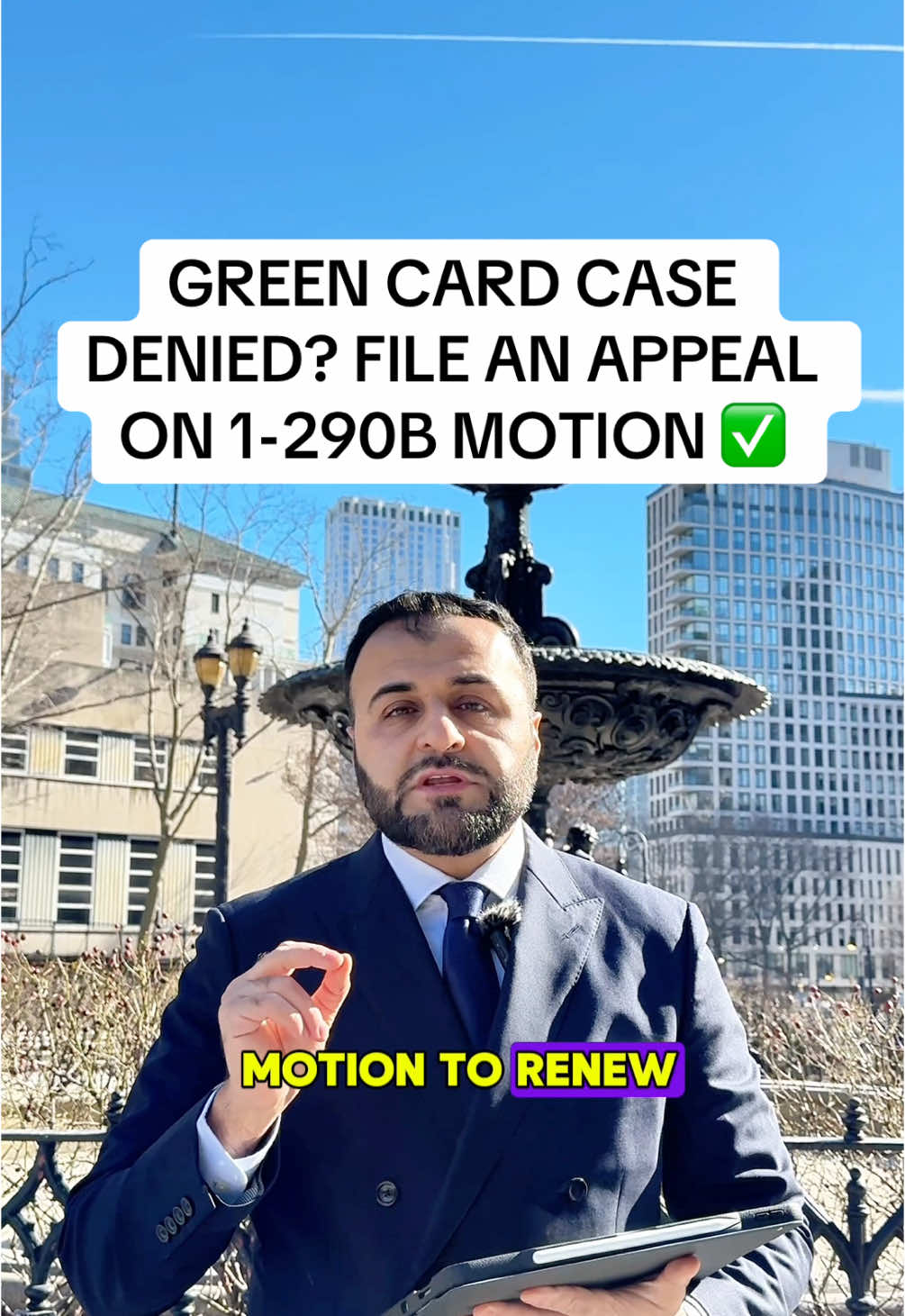 If your Green Card case got denied, you can file an appeal using Form I-290B motion to reopen! #immigration #immigrants #greencard #2025 #migrants #appeal #uscitizenship #uscitizen #uscis #travel #ice #citizenship #visa #nyc #nyclawyer #immigrationlawyer #immigrationattorney #legaltiktok #lawyersoftiktok #fyp #fypシ 