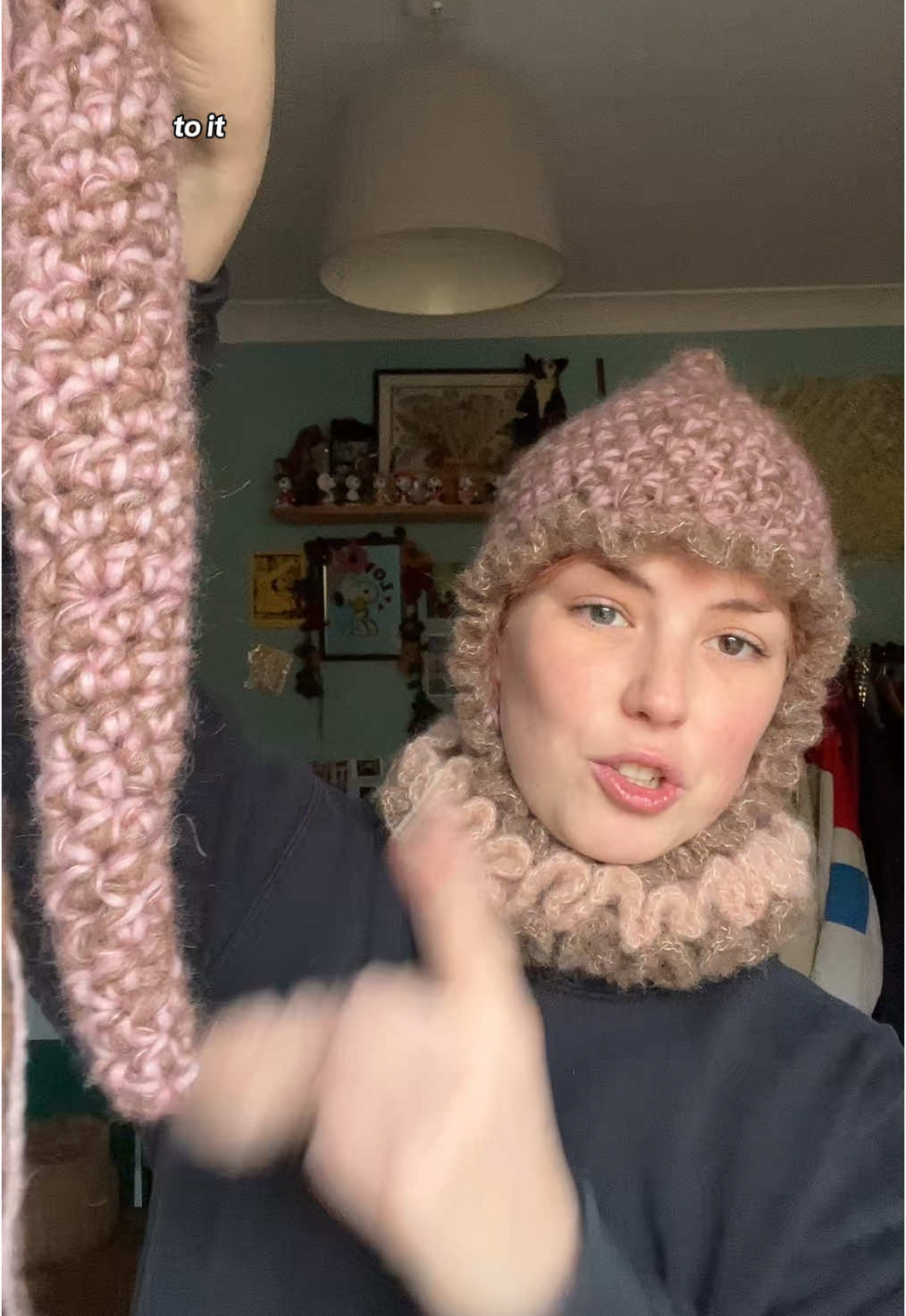 lil progress video for you, & a return to jester hats for 2025 👹 #crochet