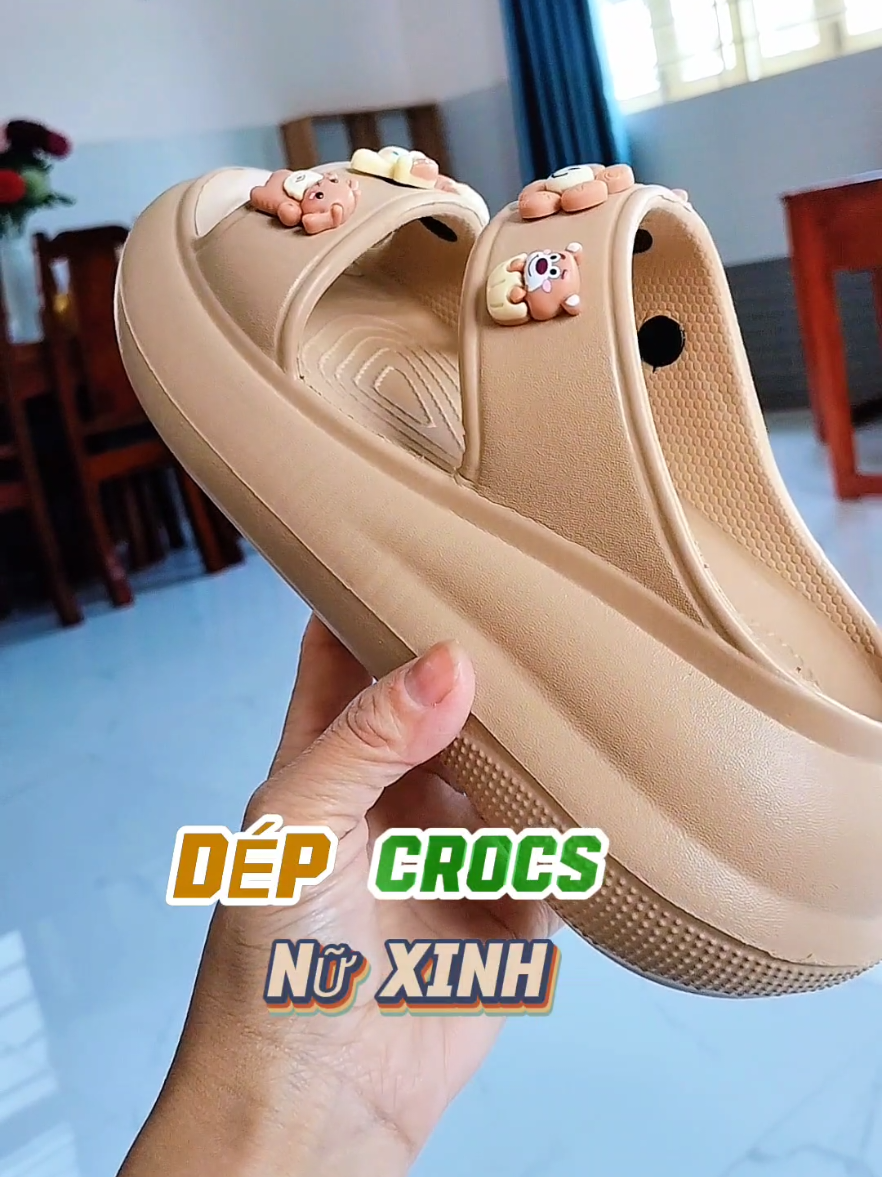 Dép xinh cho nàng,đế cao 7cm #trendingvideo #trending #viralvideo #viral #depcross #depxinh #depnu 