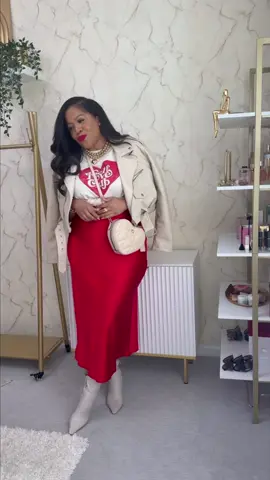 Self Love Club ❤️ Vday Style Inspo feat. this @Coach 🤍 bag &  red skirt from @Macy’s  Find my Vday Gift Guide in my Macy’s storefront in bio. 😍 Full outfit deets are up on my @LTK  #ValentinesDayStyle #styleinspo #curvy #macysstylecrew #style #valentines #macyspartner  #over40style @Macy’s Style Crew 