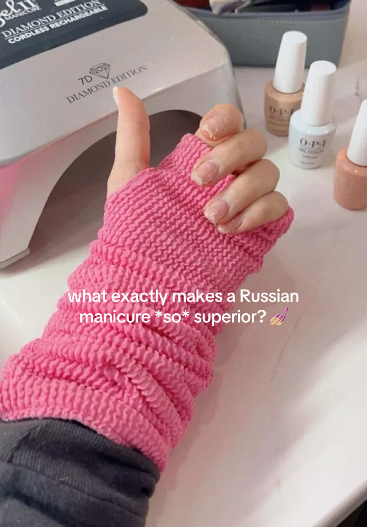 answering your questions about Russian manicures ♥️ never going back to a regular mani pedi after trying this! #manicure #pedicure #gelmanicure #russianmanicure 