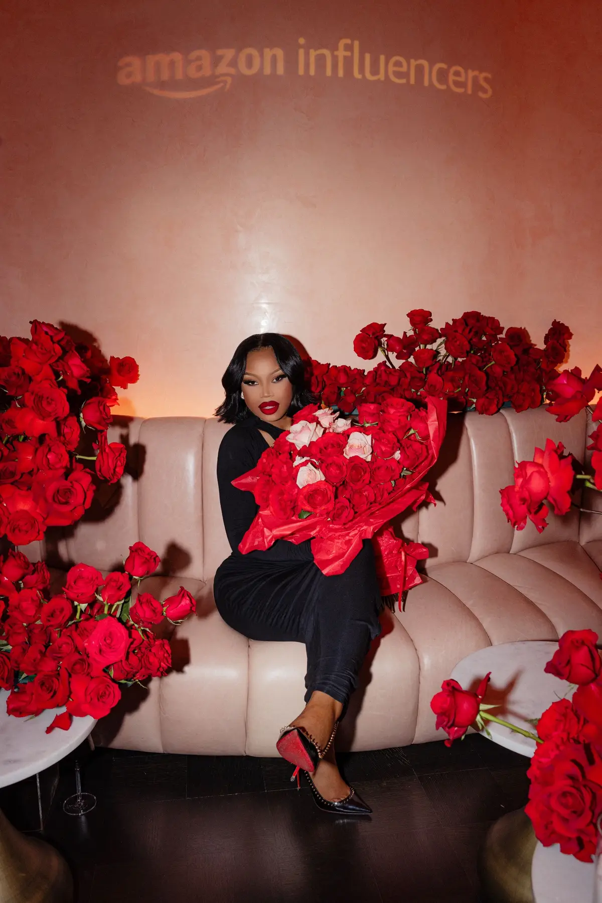 a night w. @Amazon Influencer Program 🌹 @Revolve  #fyp #fypシ 