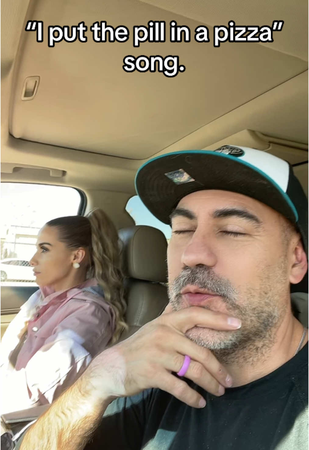 I put the pill in a pizza song 😂😭 #kileyandsid #iputthepillinapizza #wronglyrics 