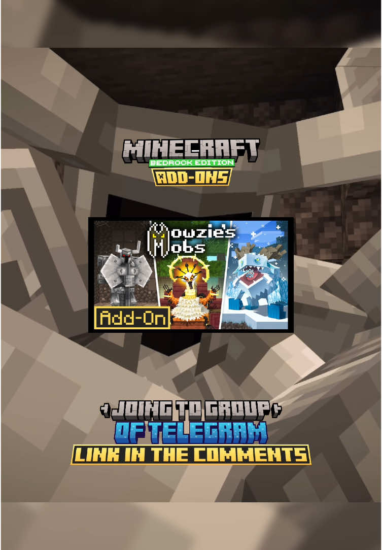 Mowzie’s Mobs - Add-On en mi grupo de Telegram link en los comentarios #view #view #Minecraft #matisminecraft 