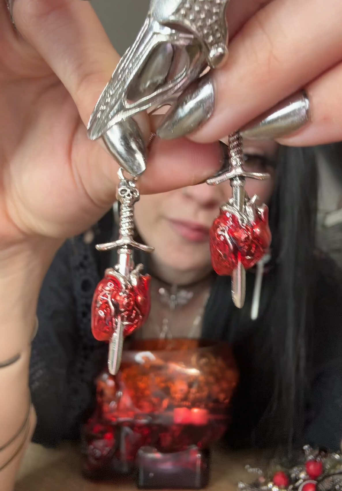 LITERALLY BEST JAR I EVER GOT 🖤❤️ part 1 @iamtam236 girl you KNOW ME SO WELL 🥹🖤 thank you #fypシ #mysteryjewlerygirl #foryewwww #fyp #dayinmylife #supportsmallbusiness #mysterybox #unboxing #accessories #mystery #jewlery #jar #unboxingvideo #jewlerybox #handmade #trendingvideo #crystals 