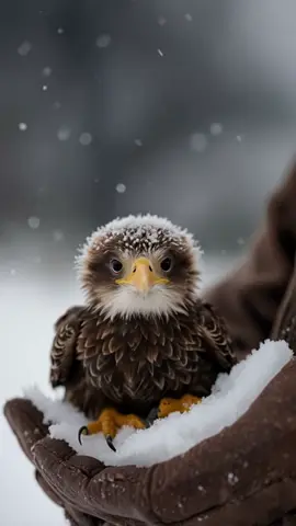 Adorable  #babyanimals #eagle #fyp 