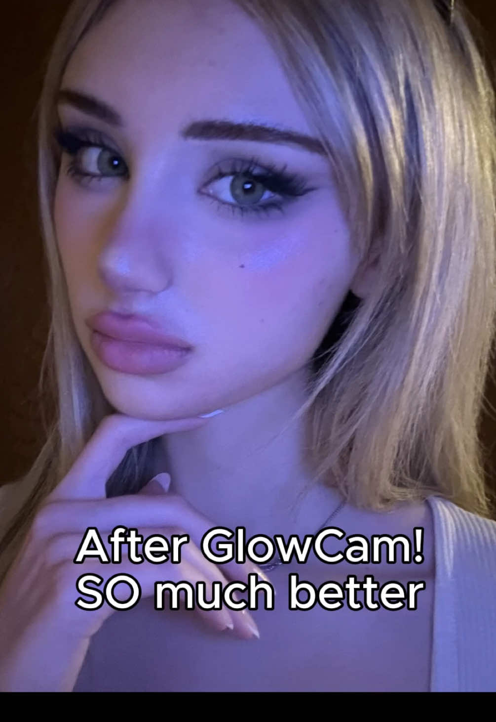 Literally the best app ever for selfies! 📸 #glowcam #PhotoHack #selfie #selfiehack 