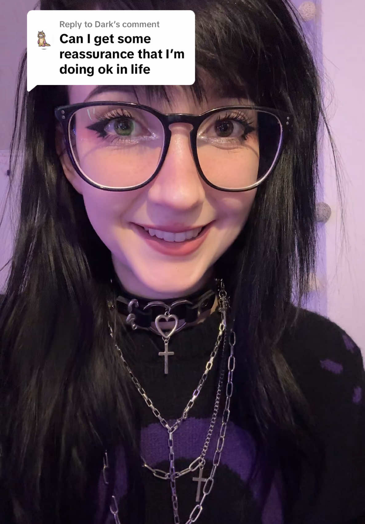 Replying to @Dark #asmr your daily reassurance 💜 #asmraffirmations #asmrsoftspoken #asmrtiktoks #asmrvideo 