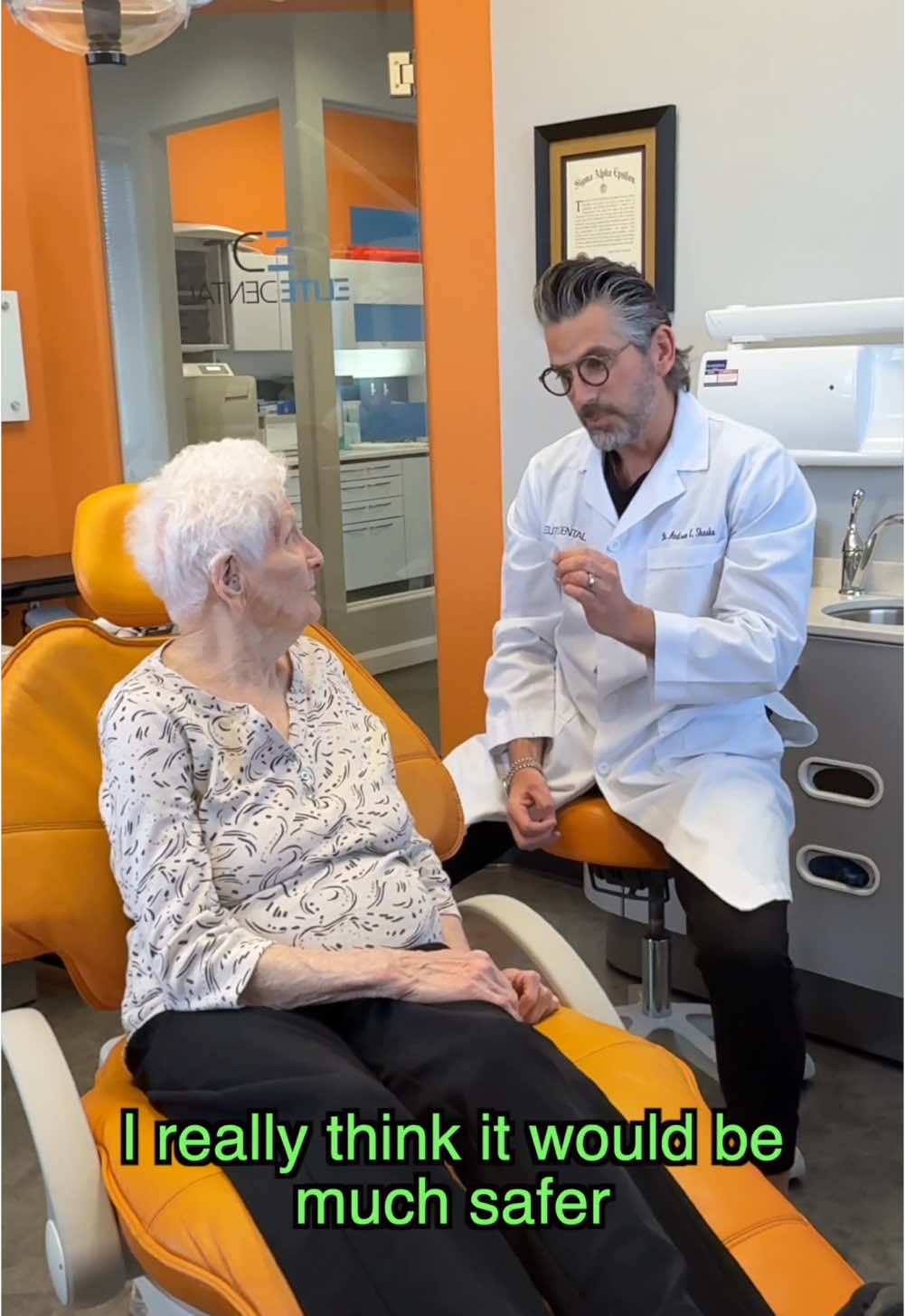 Granny gets important orders from the doctor 🥺  Inspo: @MHLeesburg Senior Living 
