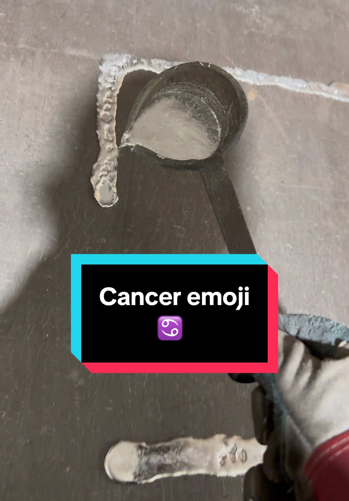 Replying to @Stay sober🖤🧡 making the cancer emoji #request #cancer #zodiac #moltenmetal #emoji 