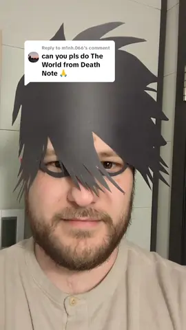 Replying to @m1nh.066 #deathnote #theWORLD #Nightmare #lightyagami #light #kira #L #ryuk #shinigami #apple #misaamane #potatochip #anime #animeedit #otaku #cosplay #acapella #fyp 