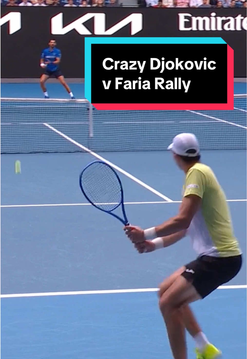 Even Djokovic couldn’t believe this rally 😳