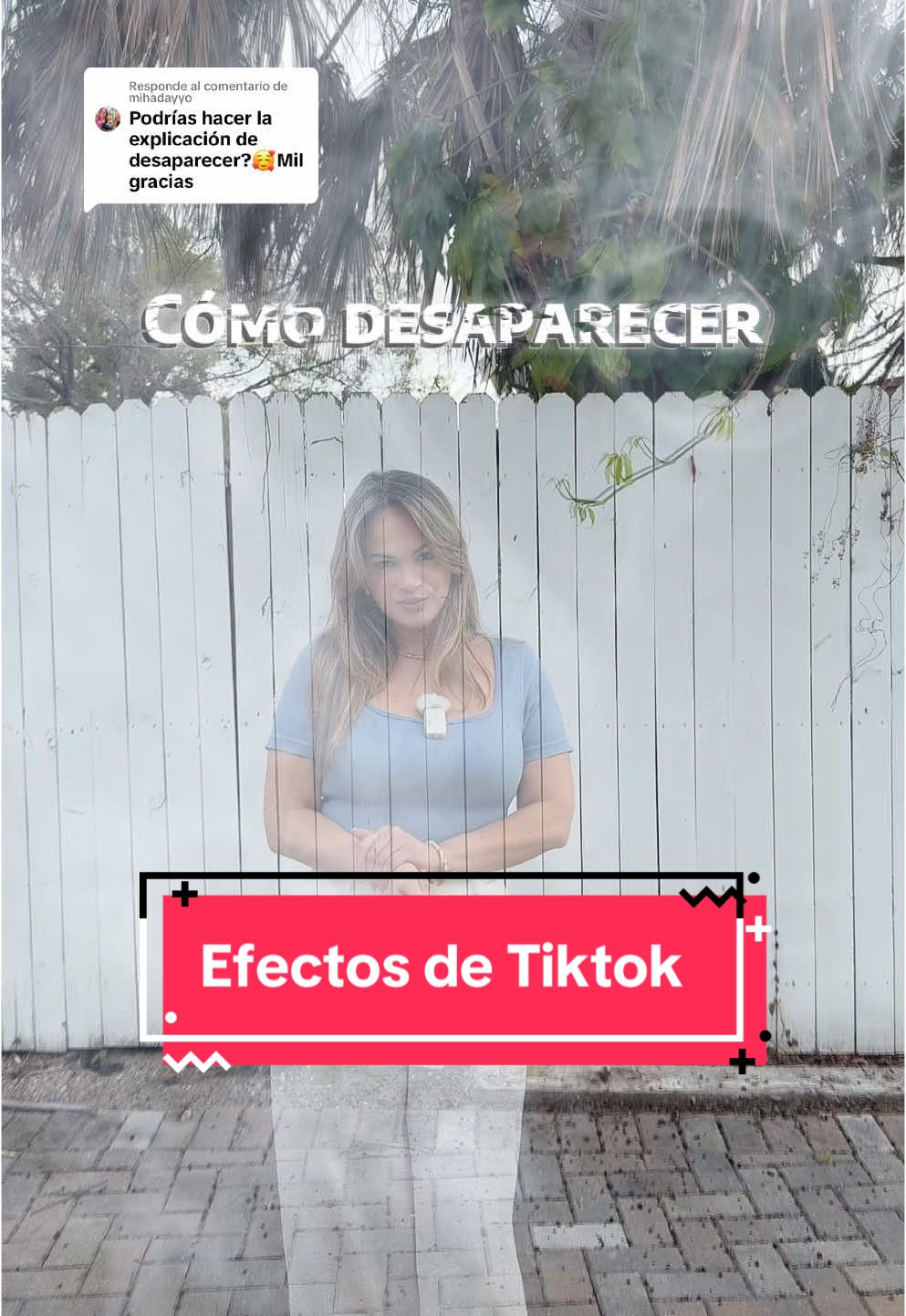 Respuesta a @mihadayyo  Cómo desaparecer en los videos? Efectos de Tiktok. Efectos.  ##efectosdetiktok##efectos##janytiktoktips##janytiktoktips##herramientasdetiktok