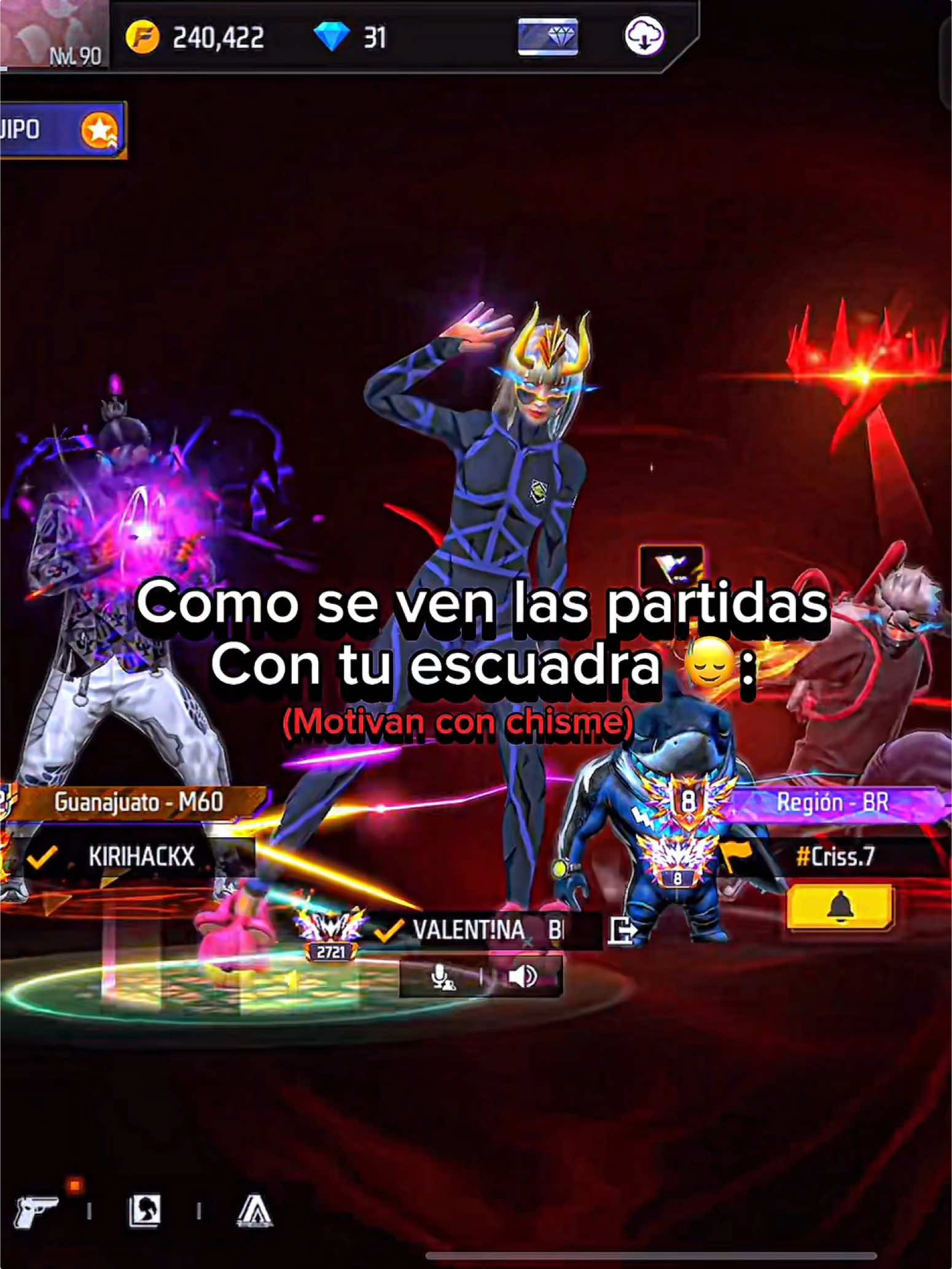 Tienen escuadra?👀 @KIRISAAGX #ffmax #freeefire #valentinabk #garenafreefire #escuadra #br #fyp #precisoenmira #Amigos #sensibilidadefreefire 