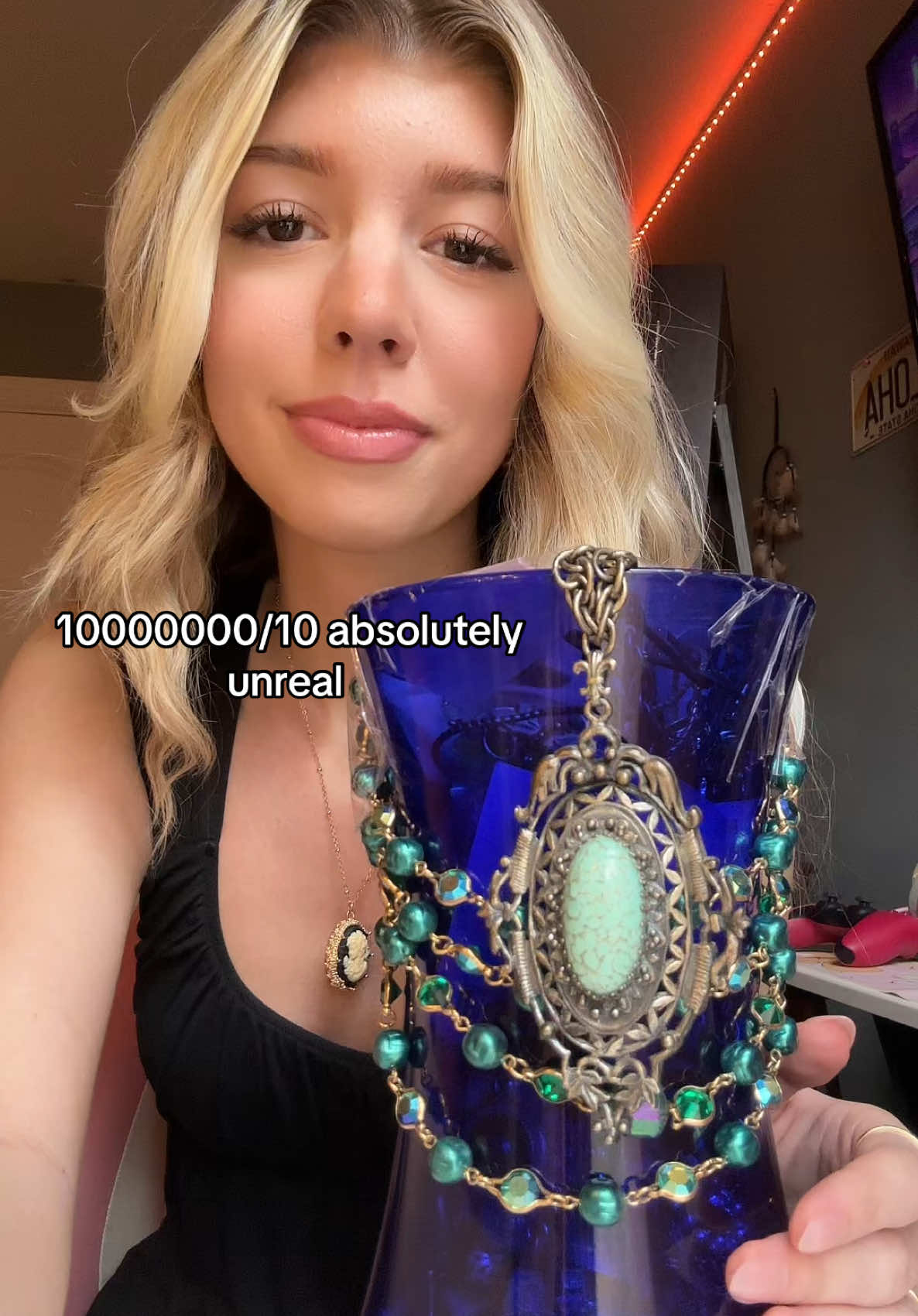 guys it just kept getting better 😭 my depop is kendylsdepop #mysterybag #jewelryjar #depop #ebay #mysteryjewelry #fyp 
