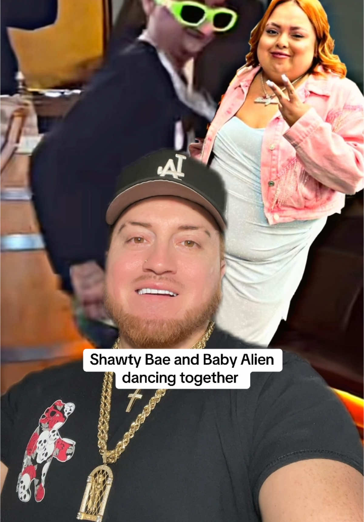 Shawty Bae and Baby Alien dancing together #shawtybae #baby #babyalien #dancing #foryoupage 