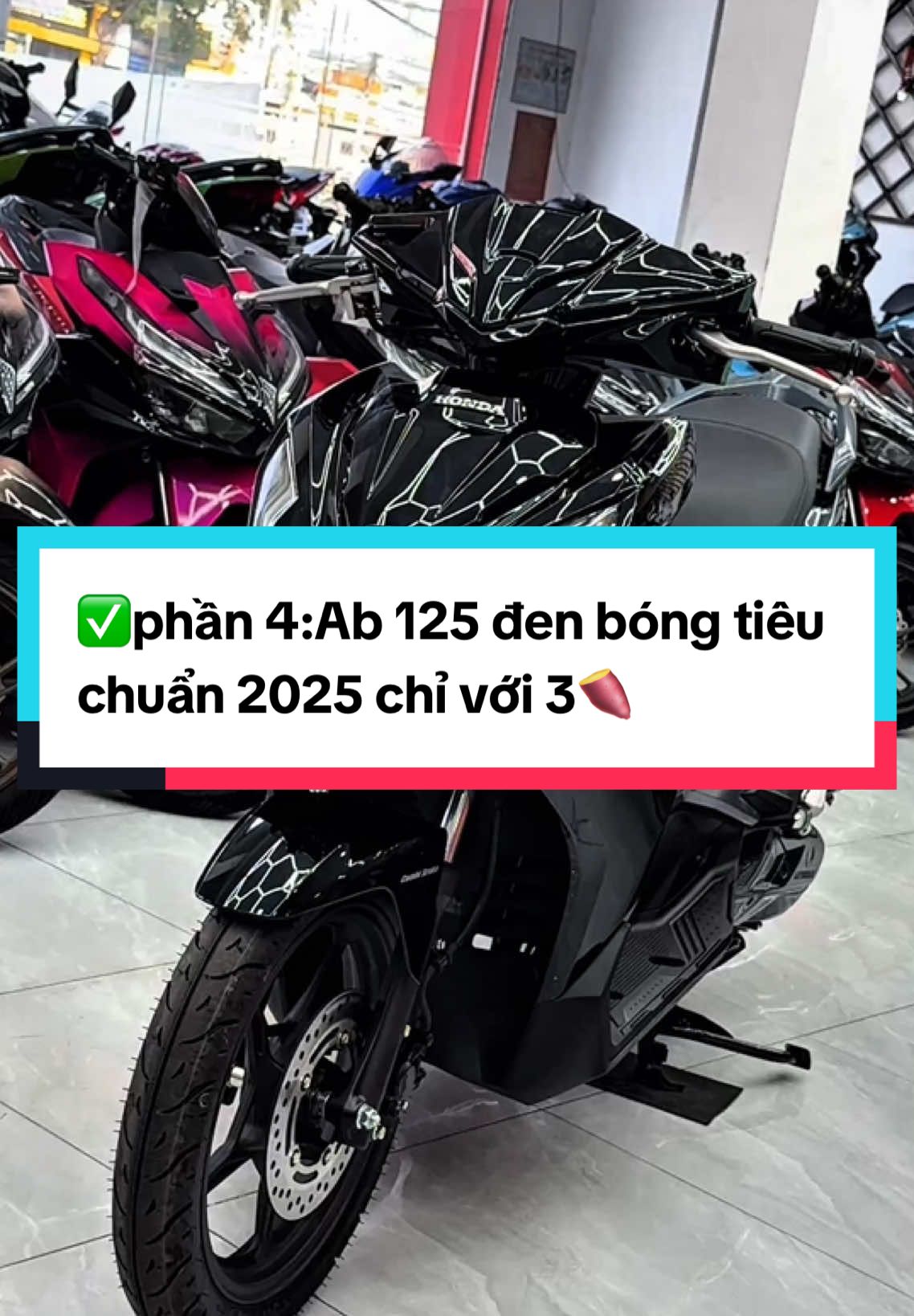 ✅phần 4:Ab 125 đen bóng tiêu chuẩn 2025 chỉ với 3🍠 #ab #xemaynhapkhau #xuhuongtiktok #thinhhanhtiktok #thinhhanhtiktok 
