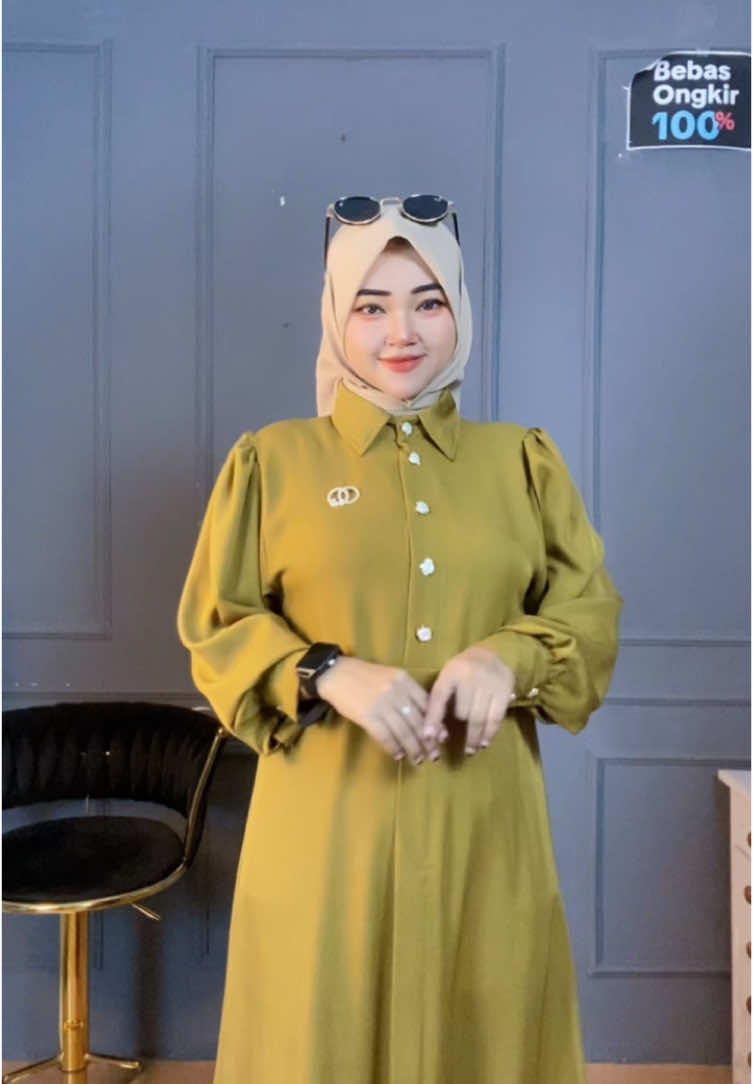 Gamis lebaran remaja dewasa bumil busui 2025 harga promo cek keranjang kuning 🥰🫶🏻 #gamislebaran2025 