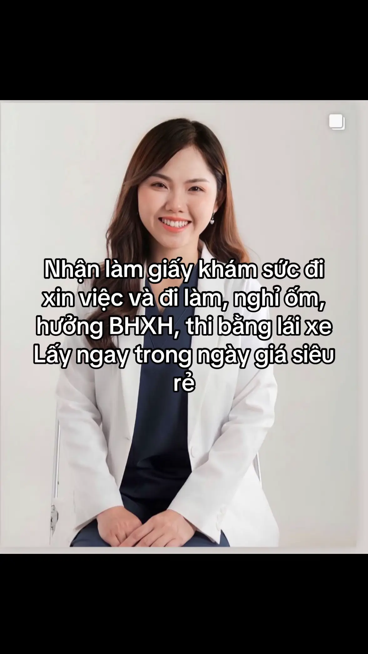 Nhận làm giấy khám sức đi xin việc và đi làm, nghỉ ốm, hưởng BHXH, thi bằng lái xe Lấy ngay trong ngày giá siêu rẻ #giaykhamsuckhoethibanglaixe #giaykhamsuckhoe #giaykhamsuckhoexinviec 