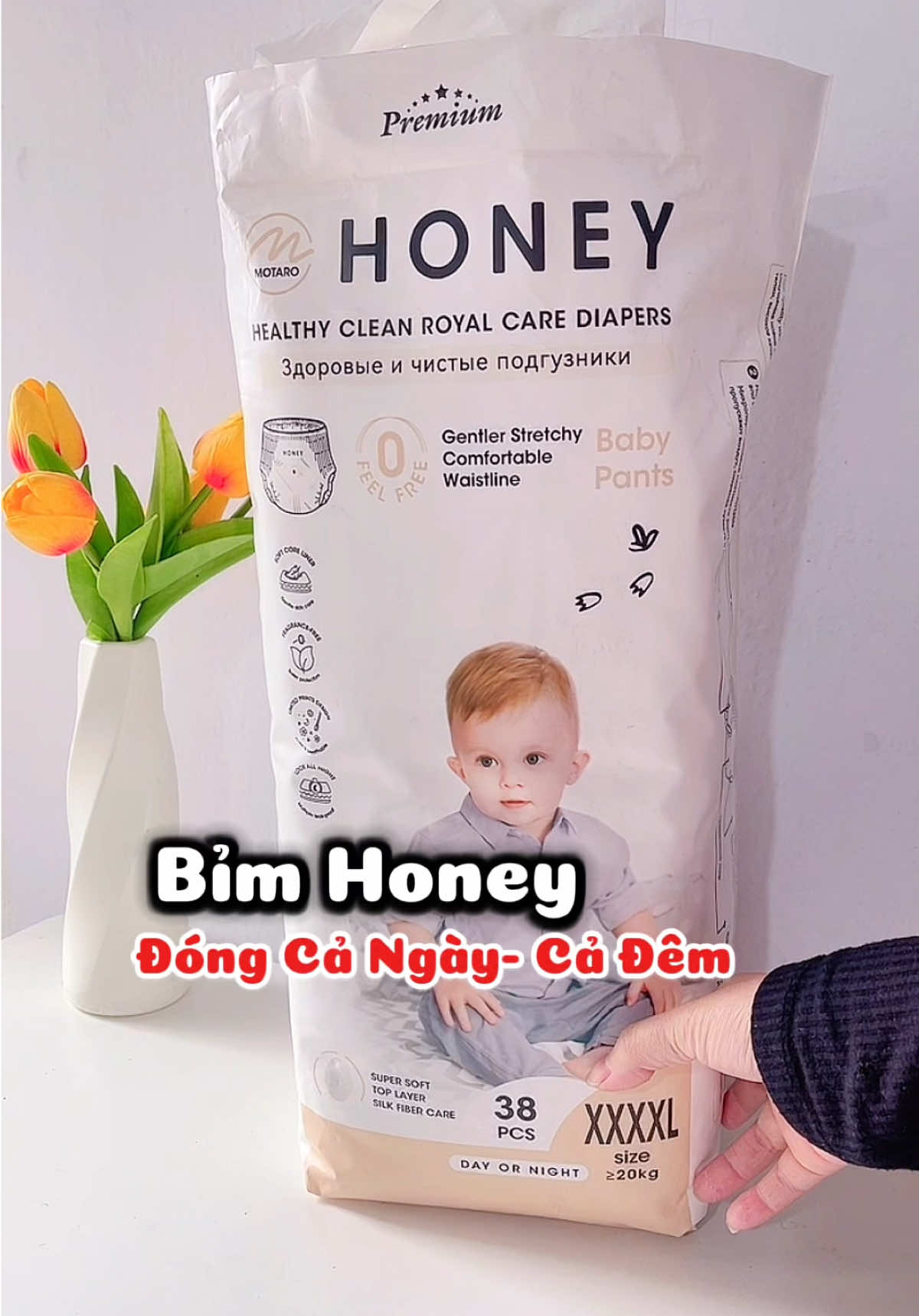 Bỉm Honey bản mới các mẹ thử hết chưa , nhà Xoài chấm 9/10 điểm nha #bimhoney #bimhoneypremium #mexoai🥭 #vtvcab 