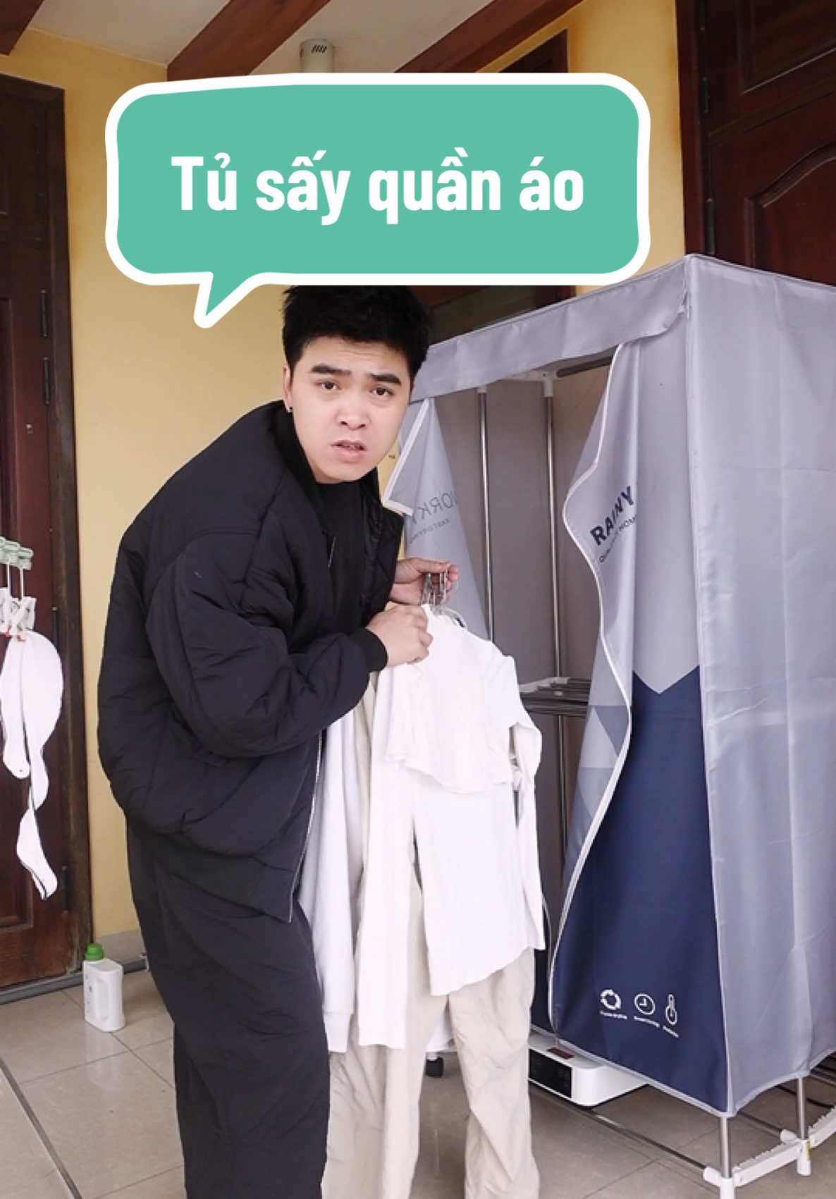 Mùa Nồm ở miền Bắc cực kì khó chịu nên mới cần phải dùng tủ sấy quần áo đó ạ #sonsovo #bobimsua #muataitiktok #muataitiktokshop 