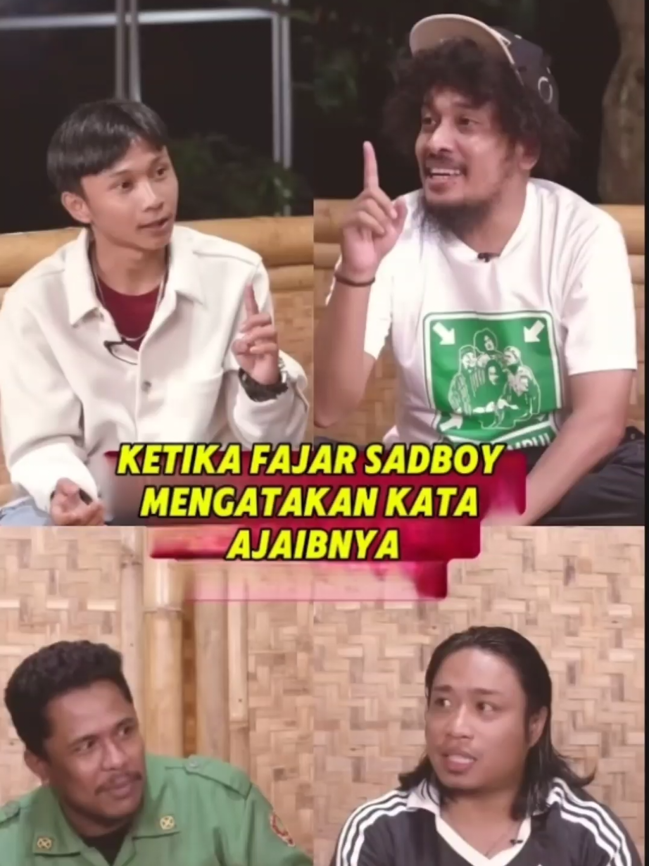Fajar Sadboy Ngomong kata-kata Ajaibnya | Ariel kriting Sampe bingung  #tuahkreasi #fajarsadboy #closethedor #fyp #mamatalkatiri #prazteguh #abdur #ariekriting 