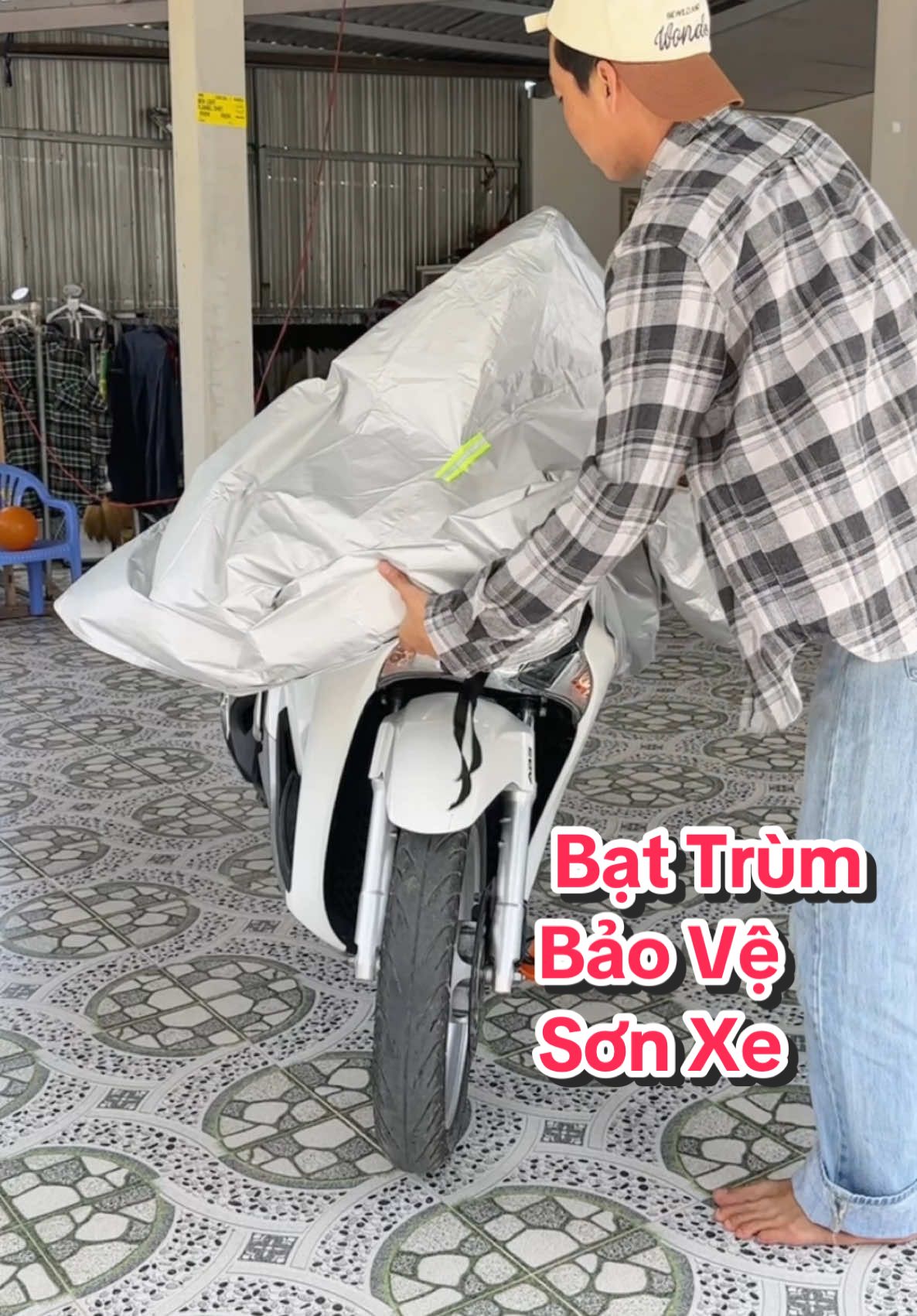 BẠT TRÙM BẢO VỆ SƠN XE GIÁ SĨ#batphuxemay #battrumxemay 