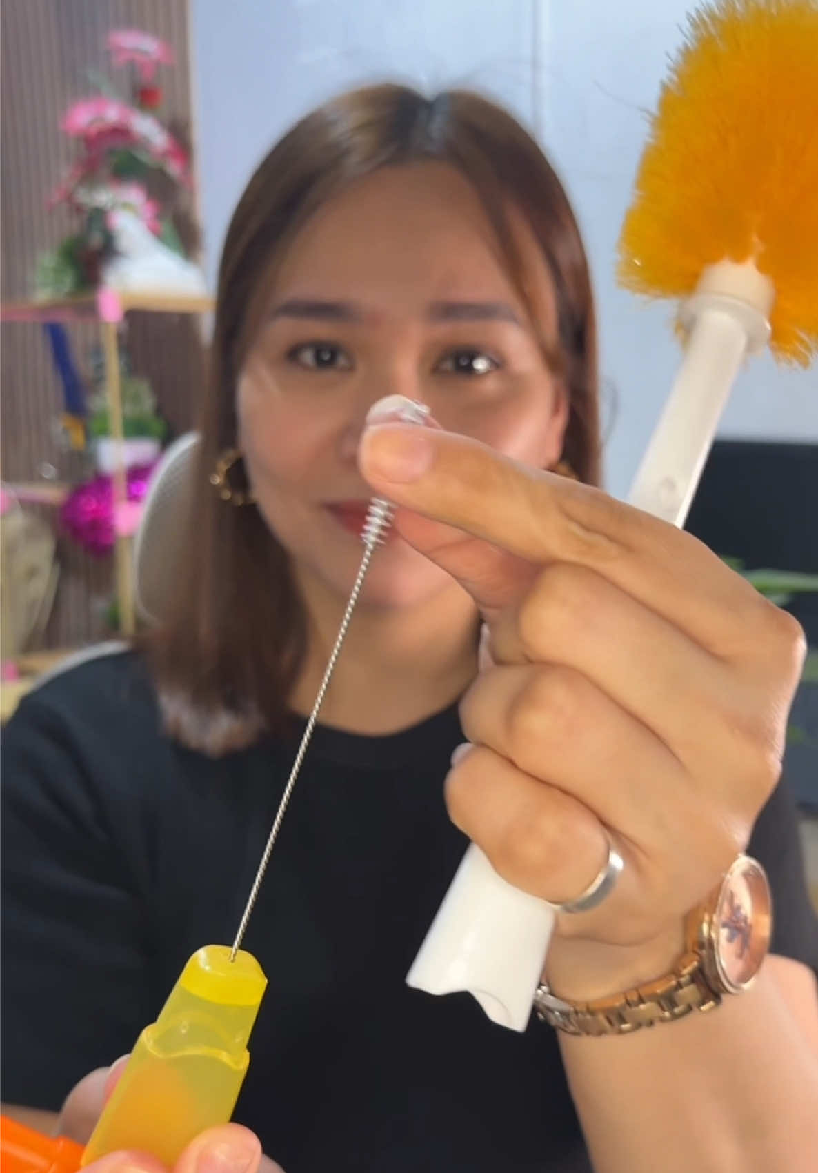 Bottle cleaner pati Ang loob ng straw at sulok sulok talagang malilinis #brush #bottlecleaner 