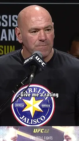 We don't think Dana is a fan of Sean's mustache 😂 #UFC #mma #seanstrickland #danawhite