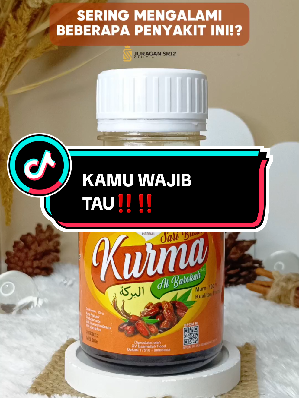 Kalian sering ngalamin permasalahan kaya diatas? Kalian harus konsumsi Sari kurma SR12,karena Sari Kurma SR12 bagus dikonsumsi untuk sehari-hari lohh dan cocok untuk kamu yang mau kuat tapi rendah kalori  #sarikurma #fyp #sr12 #kesehatan #tanpapemanis #sehatgamahal 