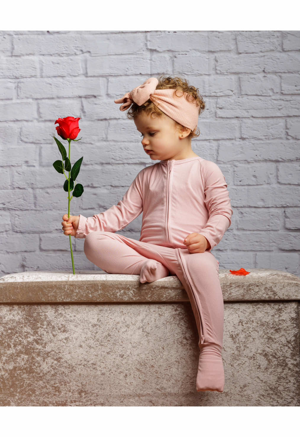Oh my baby girl 🥹❤️🥰  Modeling her new sleepsuit from @babygo.uk its so soft and cozy 🥹🥹  GIFTED  #babygirl #valentines #myvalentine #trending #fyp #viral #model #photography #vidoeographer #professionalshoot #viralvideo #daughter #happygirl 
