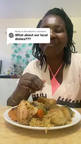 Replying to @Bai Ndure Trying The Gambia 🇬🇲 traditional “onepot” rice dish Benachin in Banjul. 💕#thegambia🇬🇲 #thesmilingcoastofafrica🇬🇲 #travel #fyp #foryoupage❤️❤️ #africa #solo #benachin 