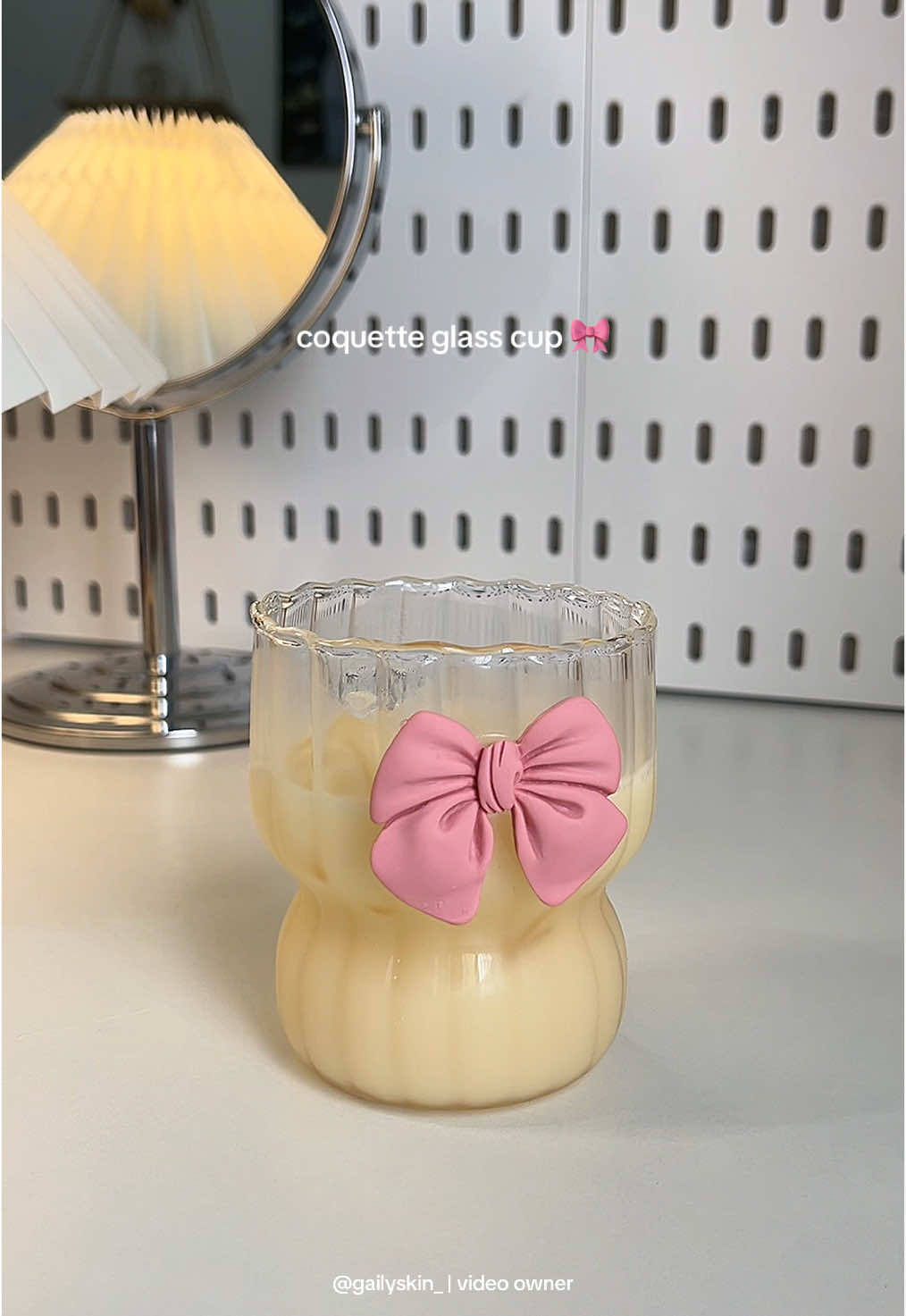 got this for less than 100 pesos !! 🎀✨ #coquetteglasscup #coquetteglass #glasscup #glass #coquette 