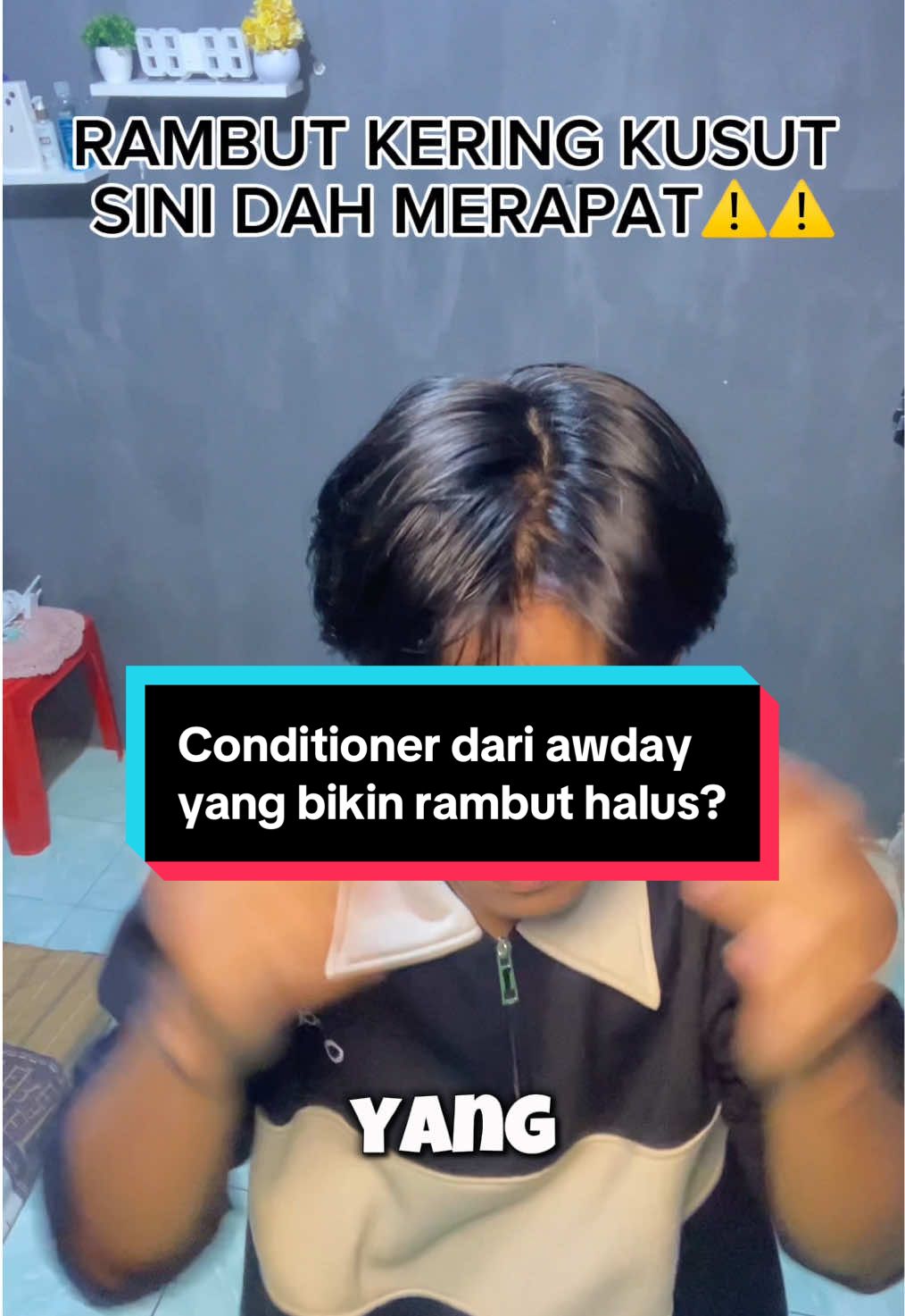 Yg punya rambut kering,kusut,susah diatur cobain dah#hairstyle #conditionerawday #conditioner 