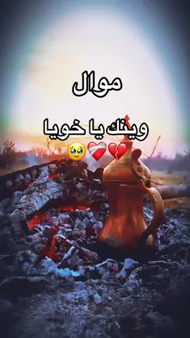 موال وينك يا خويا 🥹❤️‍🩹💔#موال #مواويل #مواويل_حزينه #ali_hadwan #موال_حزين #حزن #فقدان #فراق_الحبايب💔 #مواويل #ربابة #صوت_ربابة #لبنان #سوريا #العراق #الاردن🇯🇴 
