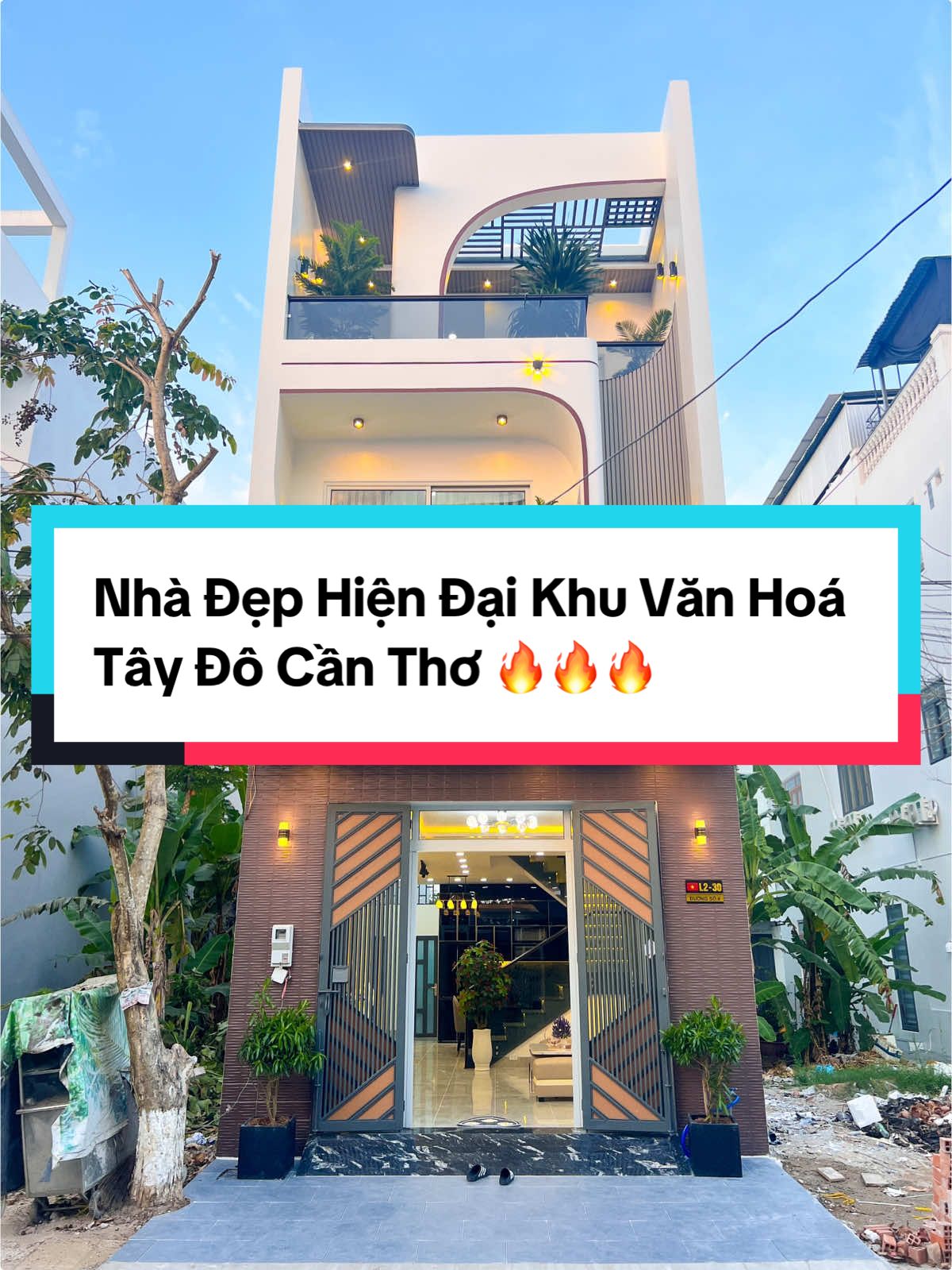 Mẫu Nhà Đẹp Khu Văn Hoá Tây Đô Cần Thơ Say Đắm #nhadatcantho24h #nhadep #bds #thietkenoithat #thietkenhadep #LearnOnTikTok #xuhuong 
