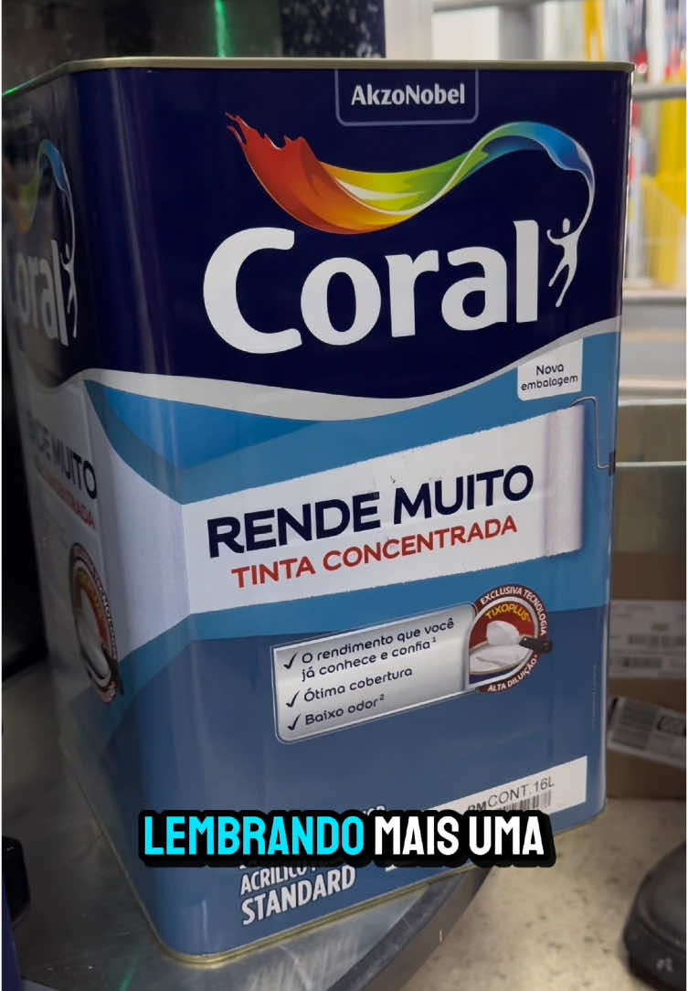 Rende Muito Coral é a tinta inteligente para quem quer economizar e ter um resultado incrível! Casa Grande Tintas - Tudo de cor pra você!💙 #fyp #lojadetintas #tintas #humor #humortiktok 