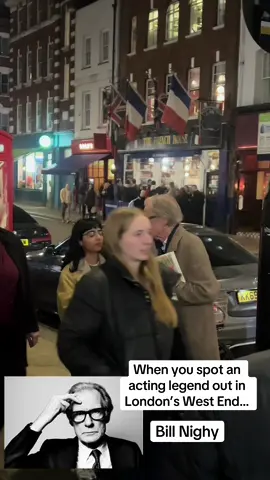 Celebrity spotting in London…Bill Nighy #billnighy #london #londonlife #celebrities #celebrity #londonhotspots #celebrityspotting #actors #londonfilm #filmtok #movielover #movietok #movies #icon #iconic #westend #soho #loveactually #piratesofthecaribbean #thebestexoticmarigoldhotel 