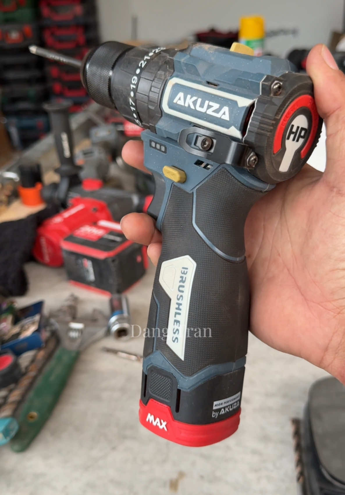 Rất nhiều tính năng trên máy khoan AKUZA F0 #dangtran 