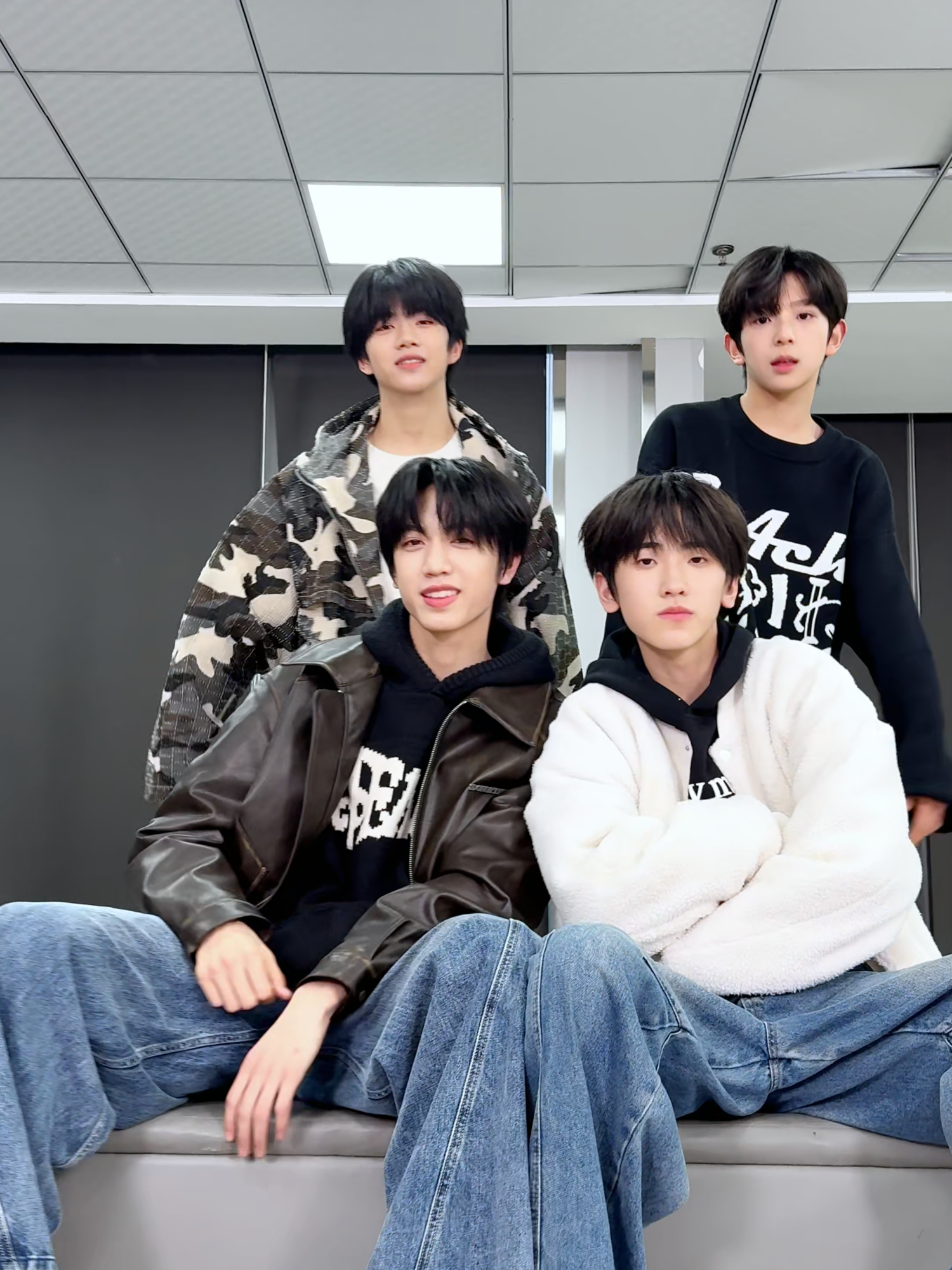 Ready for 😜 #TF家族练习生 Zhang Guiyuan, Zhang Hanrui, Zuo Qihan, Chen Junming #brunomars #fyp