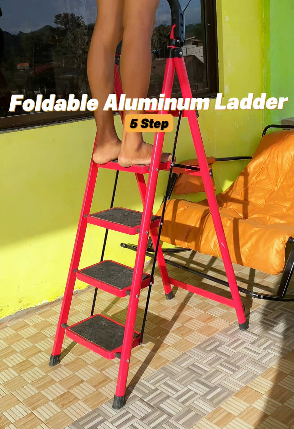 3/4/5/6 Step Ladder Foldable Aluminum Hagdanan Single-Side ✅Heavy Duty and Thickened ✅Stronger Load Bearing Capacity of 300kg ✅Available in Red 3/4/5/6 Steps ✅Available in Black 6 Steps ✅Available in White 6 Steps ✅Easy to use and Space Saver ✅Sturdy and Non-Slip Rubber Toes ✅Multi-Purpose perfect for cleaning, Painting, Picking or decorating #stepladder #ladder #aluminumladder #smallladder #reinforcedladder #onesidedladder #aluminumhagdanan #hagdan #hagdanan #heavydutyladder #foldablehagdanan #foldableladder #foldablealuminumstepladder #foldablealuminumladder  #fyp #fypシ゚viral #ttsbudolfinds #wowsulitdeals #paydaysale #fridayfriyay #MySweldoBudol  #TikTokShopFUNPayday #SummerSayaSale #bonggangfridayfriyay #lifestylechallenge  #techsaya #techbudolfest #hometokshop #homeimprovement #buymoresavemore #tiktokshopph33#33sale #tiktokshopontrend #valentinessale@Super sales store 