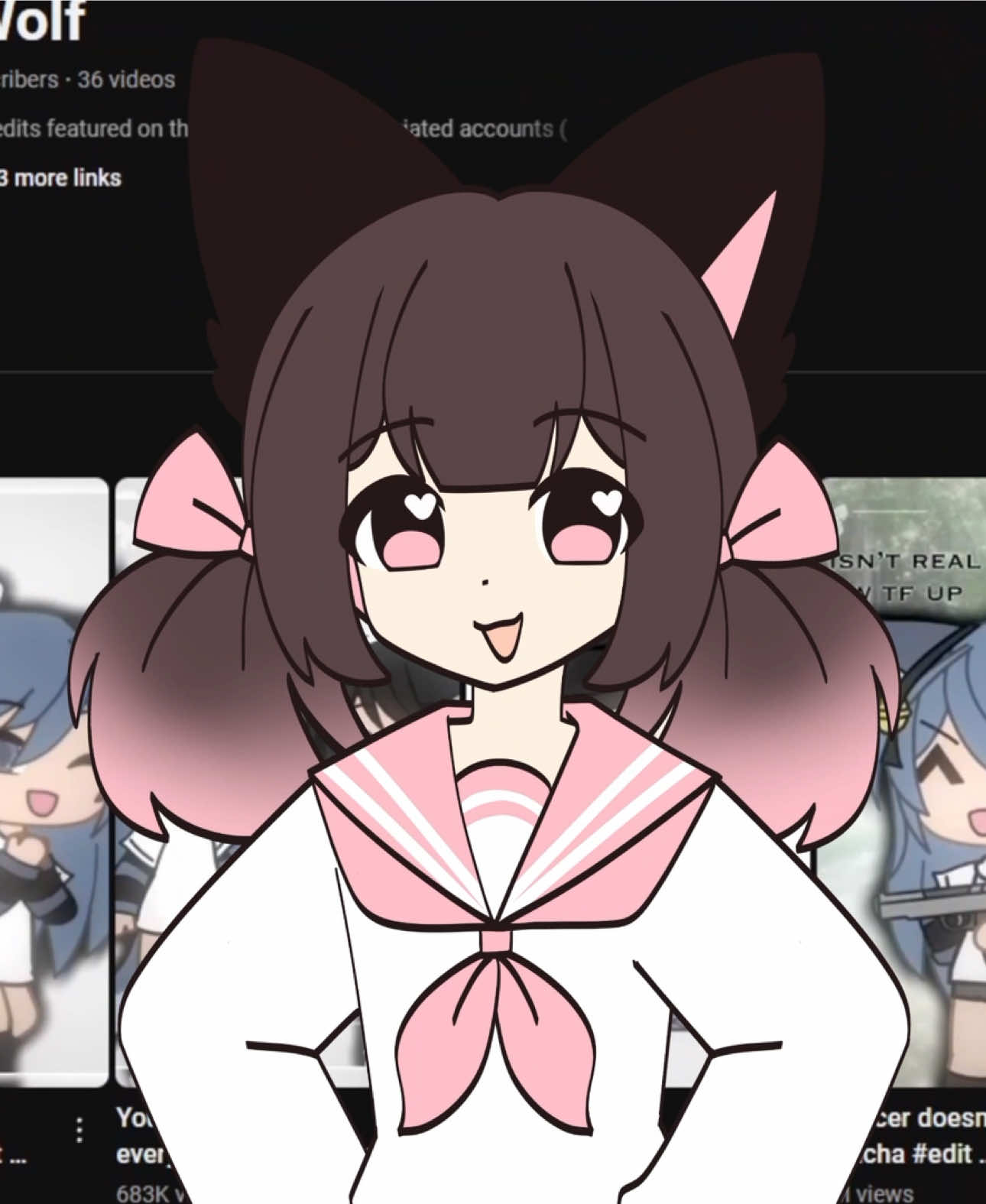 Bella the wolf video will premiere live on YouTube in 8 hours >_> (link in description) #meowbah #meowbahh 