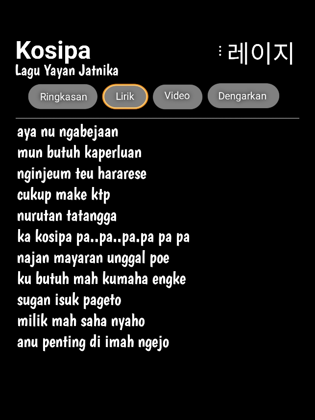 Membalas @fbri_1610 Done🗿,  Kosipa #lirik #fyp #kosipa #lirikgoogle #레이지 #sunda  #foryoupage #foryou 