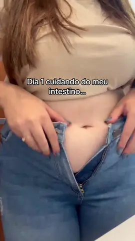 Eu só cuidei do meu intestino e o inchaço sumiu 🤯 #intestino #inchaço #autoestima 