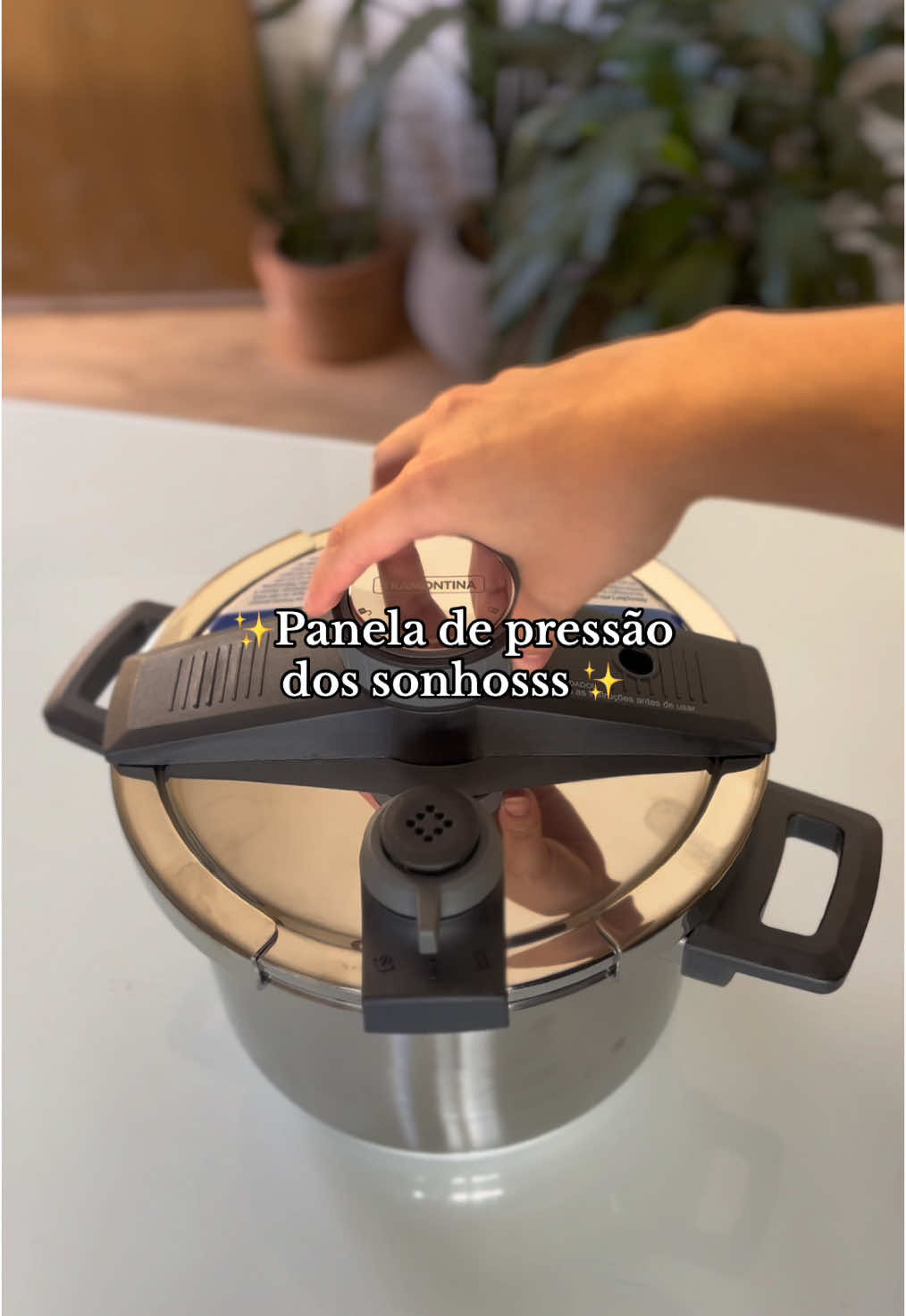 Modelo: Panela de pressão Presto aço inox - Tramontina 🤍 #enxovaldecasanova 